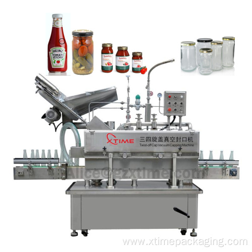 Rotary screw capping machine automatic